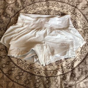 White Lulu Shorts